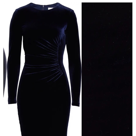Harper Rose Ruched Velvet Sheath Dress NWT - Picture 11 of 11